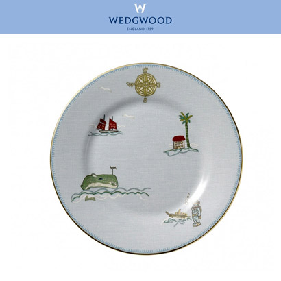 [해외] 웨지우드 세일러스 페어웰 Kit Kemp Sailor&#039;s Farewell Salad Plate (2pc) 관부가세/배송비포함