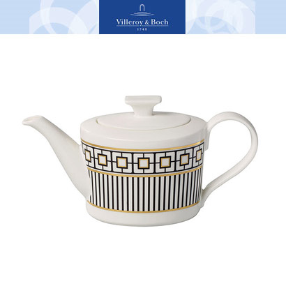 [해외][Villeroy&amp;Boch] 빌레로이앤보흐 MetroChic Coffee/Tea Pot 40.5 oz