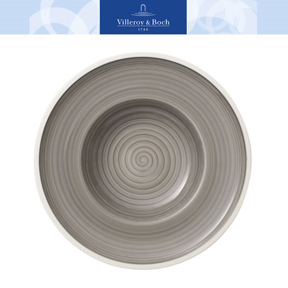[해외][Villeroy&amp;Boch] 빌레로이앤보흐 Manufacture gris Rim Soup 9.75 in (2pcs)