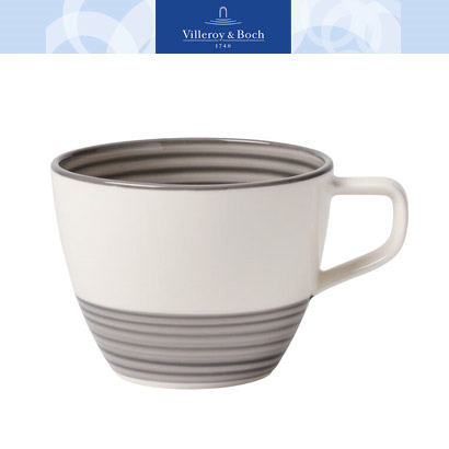 [해외][Villeroy&amp;Boch] 빌레로이앤보흐 Manufacture gris Tea Cup 8.5 oz (2pcs)