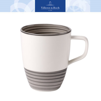 [해외][Villeroy&amp;Boch] 빌레로이앤보흐 Manufacture gris Mug 12.75 oz (4pcs)