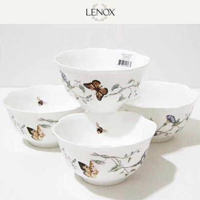 [해외][Lenox] Butterfly Meadow 라이스볼 4pcs