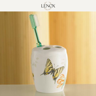 [해외][Lenox] Butterfly Meadow® Toothbrush Holder by Lenox