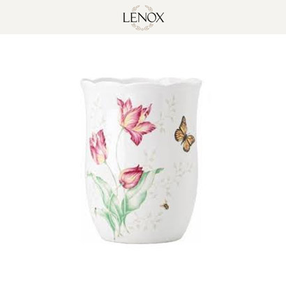 [해외][Lenox] Butterfly Meadow® Wastebasket by Lenox