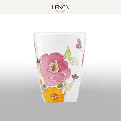 [해외][Lenox] Floral Fusion Waste Basket by Lenox