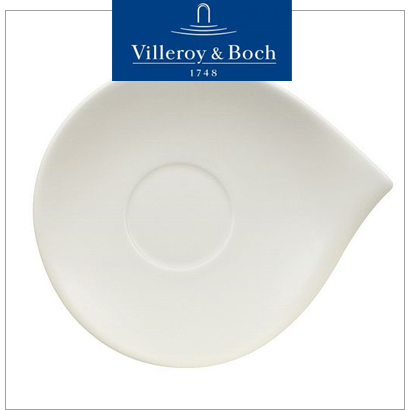 [해외][Villeroy&amp;Boch] 빌레로이앤보흐 Flow Tea Saucer (18*15cm) (2pcs)