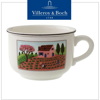 [해외][Villeroy&amp;Boch] 빌레로이앤보흐 Design Naif Breakfast Cup 디자인나이프 (2pcs) (0.42L)