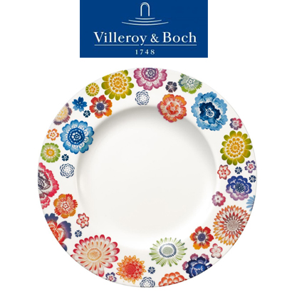 [해외][Villeroy&amp;Boch] 빌레로이앤보흐 Anmut Bloom Dinner Plate 10 1/2 in (2pcs) (27cm)