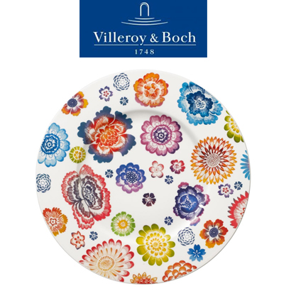 [해외][Villeroy&amp;Boch] 빌레로이앤보흐 Anmut Bloom Salad Plate 8 1/2 inn (2pcs) (22cm)