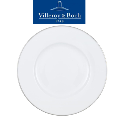 [해외][Villeroy&amp;Boch] 빌레로이앤보흐 Anmut Platinum No. 1 Salad Plate 8 1/2 in (22cm) (4pcs)