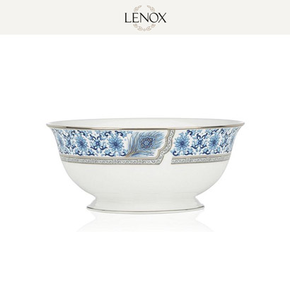 [해외][Lenox] 레녹스 Marchesa Sapphire Plume Serving Bowl