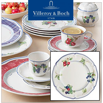 [해외][Villeroy&amp;Boch] 빌레로이앤보흐 Cottage Dinner Plate (Cottage) (4pcs)