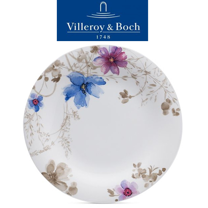 [해외][Villeroy&amp;Boch] 빌레로이앤보흐 Mariefleur Grey Dinner Plate (2pcs) (27cm)