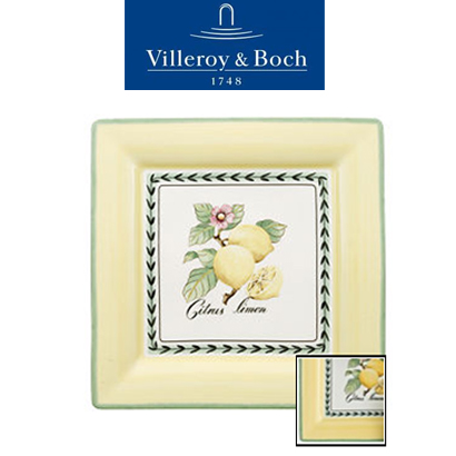 [해외][Villeroy&amp;Boch] 빌레로이앤보흐 French Garden Macon Square Dinner Plate (4pcs) (27cm)