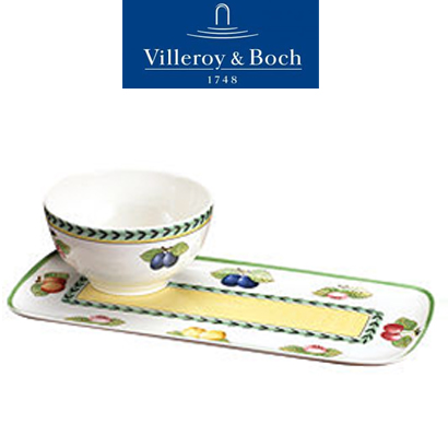 [해외][Villeroy&amp;Boch] 빌레로이앤보흐 French Garden Soup and Sandwich Set 숲 &amp; 샌드위치 세트