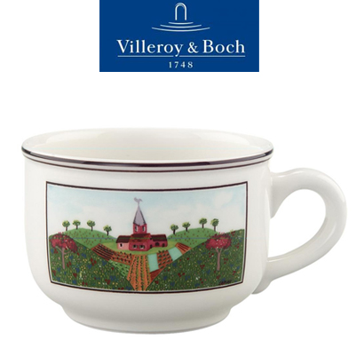 [해외][Villeroy&amp;Boch] 빌레로이앤보흐 Design Naif Tea Cup 7 oz 디자인나이프 (0.25L) (4pcs)