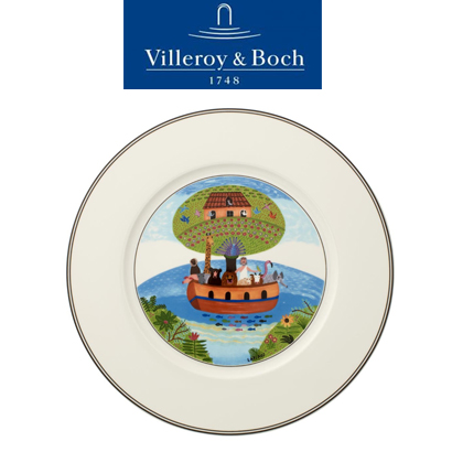 [해외][Villeroy&amp;Boch] 빌레로이앤보흐 Design Naif 디자인나이프 Buffet Plate 11 3/4 in (30cm) (2pcs)