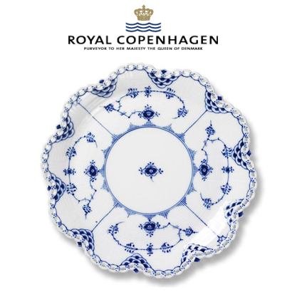 [해외] 로얄코펜하겐 Blue Fluted Full Lace Dish, 9.75 inch 1pc