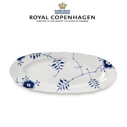 [해외] 로얄코펜하겐 Blue Fluted Mega Oval Fish Dish (길이 60cm)