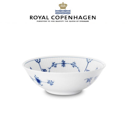 [해외] 로얄코펜하겐 Blue Fluted Plain Creal Bowl , 6.25 inch/11.75 oz 2pc