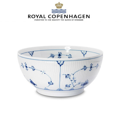 [해외] 로얄코펜하겐 Blue Fluted Plain Medium Serving Bowl,7.5 cups