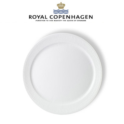 [해외] 로얄코펜하겐 White Fluted Serving Platter 2pc