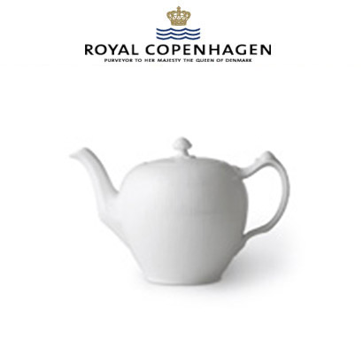 [해외] 로얄코펜하겐 White Fluted Teapot, 4.25 Cups