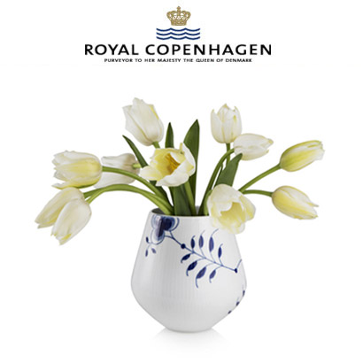 [해외] 로얄코펜하겐 Blue Fluted Mega Vase (높이 15.2cm)