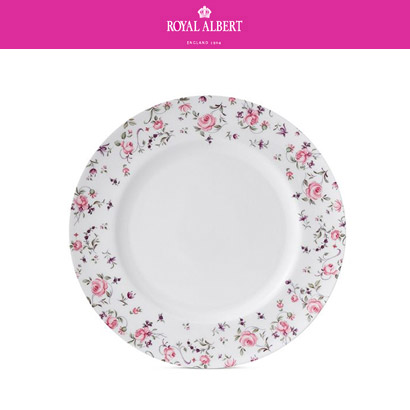 [해외] 로얄알버트 로즈 컨페티 Rose Confetti Vintage Dinner Plate (1pc) 27cm 관부가세 포함