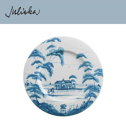 Juliska 컨트리 이스테이트 Country Estate Side/Cocktail Plate - Delft Blue (1pc) 7 in (18cm) 관부가세 포함