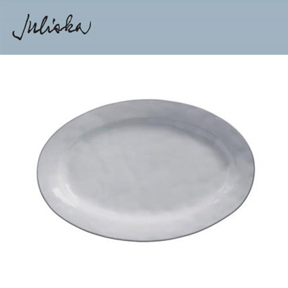 Juliska 코티디앵 Quotidien Oval Platter 21 in. - White Truffle (1pc) 21 in (53*37cm) 관부가세 포함