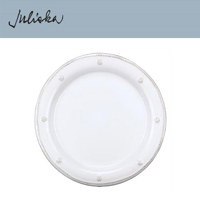 Juliska 베리 앤 스레드 Berry &amp; Thread Dinner Plate - Whitewash (2pc) 11 in (28cm) 관부가세 포함
