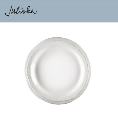 Juliska 베리 앤 스레드 Berry &amp; Thread Side/Cocktail Plate - Whitewash (1pc) 7 in (18cm) 관부가세 포함