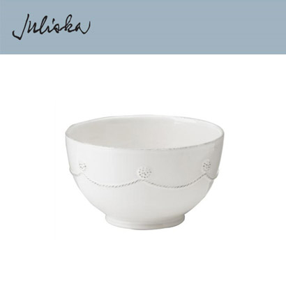 Juliska 베리 앤 스레드 Berry &amp; Thread Cereal Bowl - Whitewash (2pc) (지름 6 *높이 3.5) in (15*9cm) 관부가세 포함