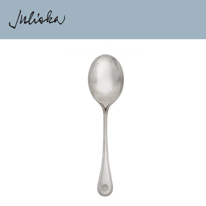Juliska 베리 앤 스레드 Berry &amp; Thread Serving Spoon - Bright Satin (4pc) 10 in (25cm) 관부가세 포함