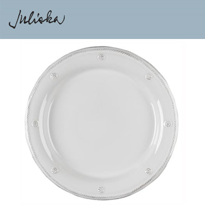 Juliska 베리 앤 스레드 Berry &amp; Thread Dinner Plate - Whitewash (4pc) 11 in (28cm) 관부가세 포함