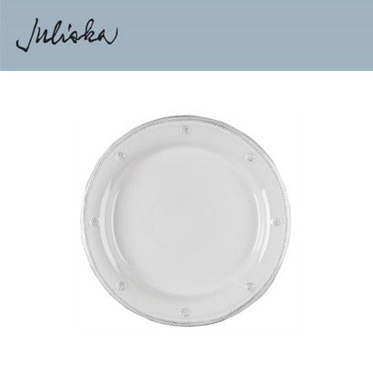 Juliska 베리 앤 스레드 Berry &amp; Thread Dessert/Salad Plate - Whitewash (4pc) 9 in (23cm) 관부가세 포함