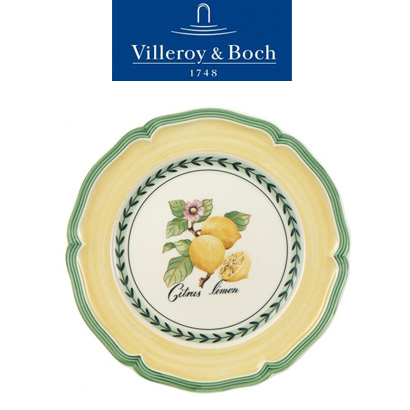 [해외][Villeroy&amp;Boch] 빌레로이앤보흐 French Garden Valence Lemon Salad Plate 샐러드 플레이트(21cm) (21cm) (2pcs)