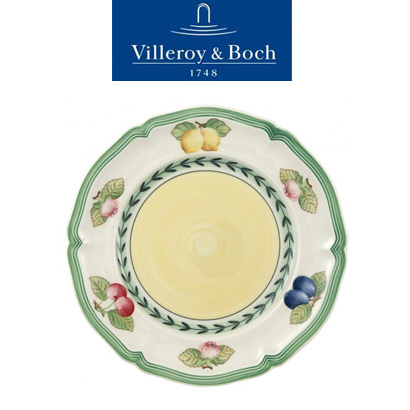 [해외][Villeroy&amp;Boch] 빌레로이앤보흐 French Garden Fleurence Appetizer Dessert Plate 에피타이저 디저트 플레이트 (17cm) (17cm) (4pcs)