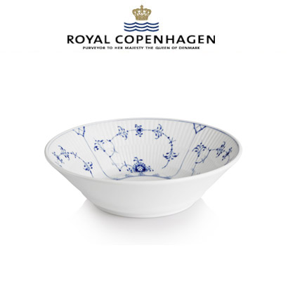 [해외] 로얄코펜하겐 Blue Fluted Plain Dessert bowl 6.75 inch