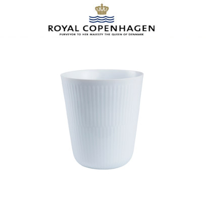 [해외] 로얄코펜하겐 White Fluted Thermal cup 9.75 oz (2pc)