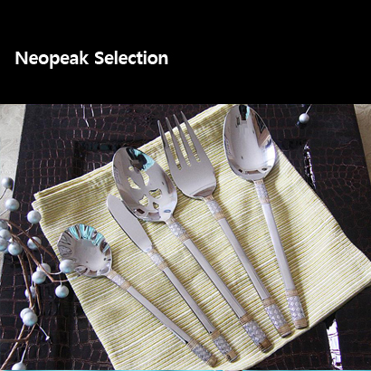 [해외][Neopeak Selection]Golden Weave flatware5pc 호스테스세트