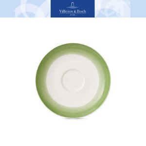 [해외][Villeroy&amp;Boch] 빌레로이앤보흐 Colorful Life Coffee Cup Saucer Green Apple 5.5 in (2pc)