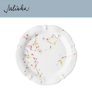 Juliska 베리 앤 스레드 Berry &amp; Thread Floral Sketch Dinner Plate - Cherry Blossom (4pc) 11 in (28cm) 관부가세 포함
