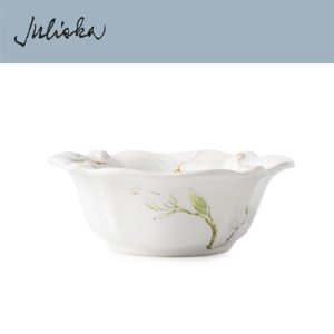 Juliska 베리 앤 스레드 Berry &amp; Thread Floral Sketch Cereal Bowl - Jasmine (1pc) (지름 7 *높이 3) in (18*8cm) 관부가세 포함