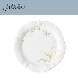 Juliska 베리 앤 스레드 Berry &amp; Thread Floral Sketch Dinner Plate - Jasmine (1pc) 11 in (28cm) 관부가세 포함
