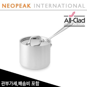 올클래드 All-Clad D3 Tri-Ply Stainless-Steel Saucepan 2-Qt (쿼터)