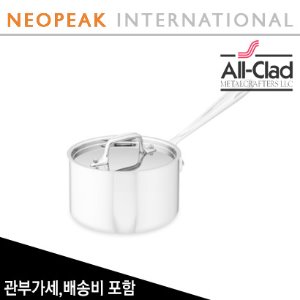[해외][All-Clad] 올 클래드 D3 Tri-Ply Stainless-Steel  Saucepan, 1 1/2-Qt.