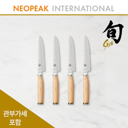 Shun 슌 Premier Blonde Steak Knives Set of 4
