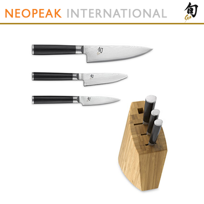 [해외][Shun] Shun  Classic 4-Piece Knife Block Set  관세/제비용 포함가
